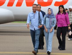 Kapolres Nias Yang Baru AKBP Agung SDC Tiba Di Pulau Nias