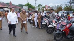 Wali Kota Dan Wakil Wali Kota Gunungsitoli Periksa Kendaraan Dinas