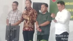 Forkopimcam 3 kecamatan pada acara pisah sambut Danramil 16 Pulau Rakyat