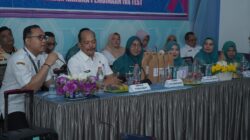 Ketua TP. PKK Asahan Sosialisasikan dan Monitoring IVA Test di Kec. Aek Songsongan