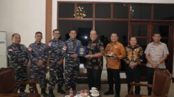 Danlanal TBA Audiensi dengan Bupati Asahan