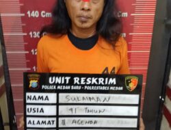 Polsek Medan Baru Tangkap Tiga Tersangka Pelaku Pencurian Dalam Rumah