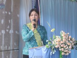 Ketua TP PKK Gunungsitoli Resmikan Rumah Keterampilan di Desa Olora