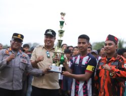 Wakil Bupati Batubara Resmi Tutup Turnamen Sepakbola