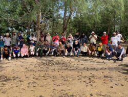 YSLI Lepas 1.222 Ekor Tukik Tuntong Laut Ke Pantai Ujung Tamiang