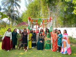 Meriah Festival Teej Di Konjen India Medan