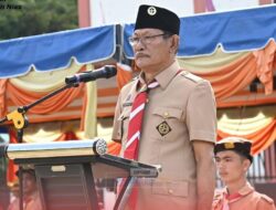 Wabup Nias Pimpin Upacara Pembukaan Perkemahan Pramuka