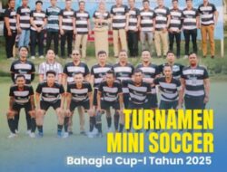 Turnamen Mini Soccer Bahagia Cup-1 Perkuat Silaturahmi Wartawan dan Pemkab Batubara