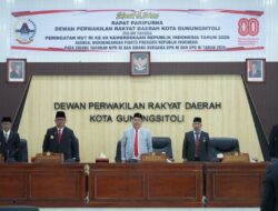 Paripurna DPRD Gunungsitoli Mendengarkan Pidato Kenegaraan Presiden RI