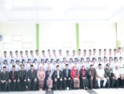 Bupati Palas Kukuhkan 62 Anggota Paskibraka