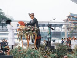 Upacara Penurunan Sang Merah Putih Berlangsung Khidmat Di Lapangan Merdeka Medan