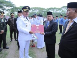Penurunan Bendera Merah Putih Dipimpin Wabup Asahan