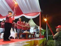 Meriahkan HUT Ke 80 RI, Inalum Gelar Pawai Obor