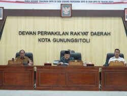 DPRD Gunungsitoli Paripurna Bahas Ranperda Susunan Perangkat Daerah