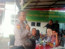 Koramil 01/SGL Menggelar Acara Pisah Sambut