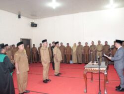 Bupati Palas Lantik Pejabat Administrator Dan Struktural