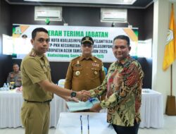 Bupati Aceh Tamiang Pimpin Sertijab Camat Kota Kualasimpang