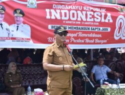 Bupati Aceh Tamiang Hadiri Puncak Perayaan HUT Ke 80 RI Di Sapta Jaya