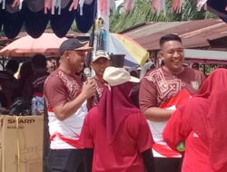 Rayakan HUT Ke 80 RI Desa Mekar Sari Gelar Jalan Santai