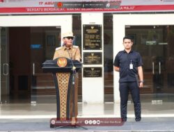 Wabup Nias Barat Pimpin Upacara Penaikan Bendera