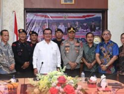 Dansat Brimob Polda Sumut Bahas Sinergi Keamanan Di Kepulauan Nias