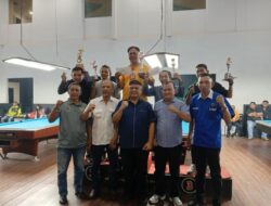 Salomo Pardede Ingin Turnamen Biliar Antar Wartawan Digelar Lebih Besar Lagi