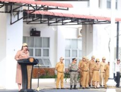 Pj Sekda Nias Barat Pimpin Apel Pagi, Pentingnya Kedisiplinan ASN