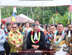Bupati Nias Barat Eliyunus Waruwu Hadiri Penahbisan Gedung Gereja ONKP Saite’ene