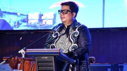 Bupati Samosir Vandiko Gultom hadiri acara ulang tahun ke-2 Marianna Resort and Convention di Grand Ballroom Marianna Resort.(Ist). 