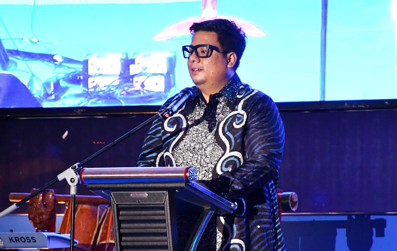 Bupati Samosir Vandiko Gultom hadiri acara ulang tahun ke-2 Marianna Resort and Convention di Grand Ballroom Marianna Resort.(Ist). 