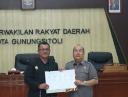 Rapat Paripurna Pendapat Akhir Wali Kota Gunungsitoli atas Ranperda Perubahan APBD Tahun Anggaran 2025