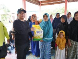 Putra Mahkota Salurkan Bantuan Beras Di Sosopan