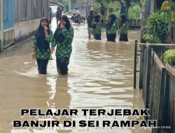 Hujan Lebat Guyur Sergai, Sejumlah Desa Terendam Banjir