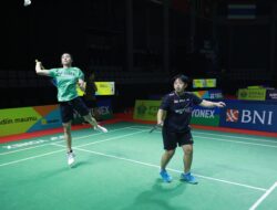 Tim Bulutangkis Indonesia Jalani Latihan Resmi di Lapangan Pertandingan