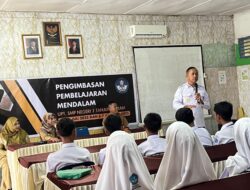 Kalapas Labuhan Ruku Sosialisasi Bahaya Narkoba Di SMPN 1 Tanjung Tiram