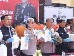 Polres Pematangsiantar Gelar Konferensi Pers Pengungkapan Kasus Peredaran Narkoba