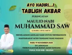 Ustadz Das’ad Latif Isi Tabligh Akbar Maulid Nabi Di Aceh Tamiang