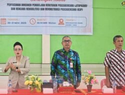 Sekda Kabupaten Nias Hadiri Pembukaan Bimtek Pascabencana (Jitupasna Dan R3P)