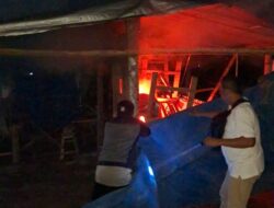 Polsek Medan Sunggal Bakar Barak Narkoba