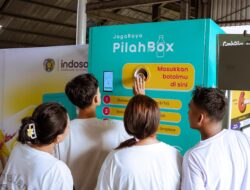 Indosat Dan USU Pilah Sampah Plastik Melalui JagaRaya Pilahbox Di Vokasi Expo 2025
