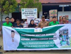 Peduli Korban Banjir, Marwan Dasopang Kirim Bantuan Sembako ke Mandailing Natal