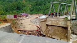 Tampak gambar jembatan Pintu Rime Kecamatan Pining(Muhammad Iqbal/berita)