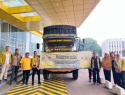 Lamhot Sinaga Lepas Pengiriman Bantuan Korban Banjir Sumut