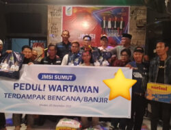 JMSI Sumut Gelar Celebration Night dan Donasi Untuk Bantuan untuk Wartawan dan Masyarakat Terdampak Bencana