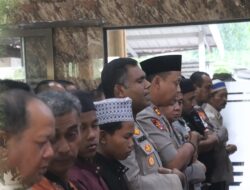 Polres Langkat Sholat Ghaib Untuk Korban Bencana Di Sumut, Sumbar, Dan Aceh