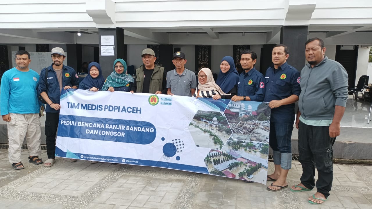 Bupati menerima kehadiran para dokter  (PDPI) cabang Aceh tersebut