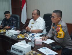 Bupati Asahan Pimpin Rapat Koordinasi Lintas Sektoral Jelang Nataru 