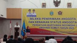 Peserta Seleksi Ujian PWI Sumut 2025 Membludak, Lebihi Target Panitia
