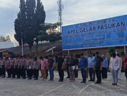 Personil Polres Tanah Karo Tak Ada Libur Selama Operasi Nataru