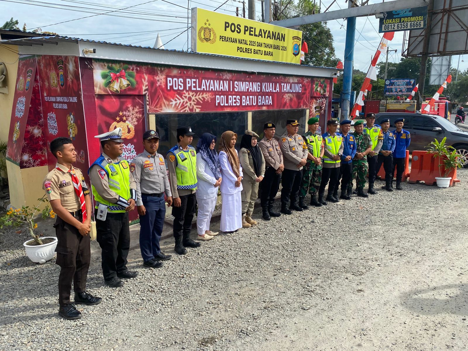 Teks fhoto Sub Satgas Kedokteran dan Kesehatan (Dokkes) Operasi Lilin Toba 2025 Polres Batubara terus memantau kondisi kesehatan Personel yang terlibat dalam Ops wilayah hukum Polres Batubara menjelang Nataru Sabtu (20/12/2025). beritasore/alirsyah